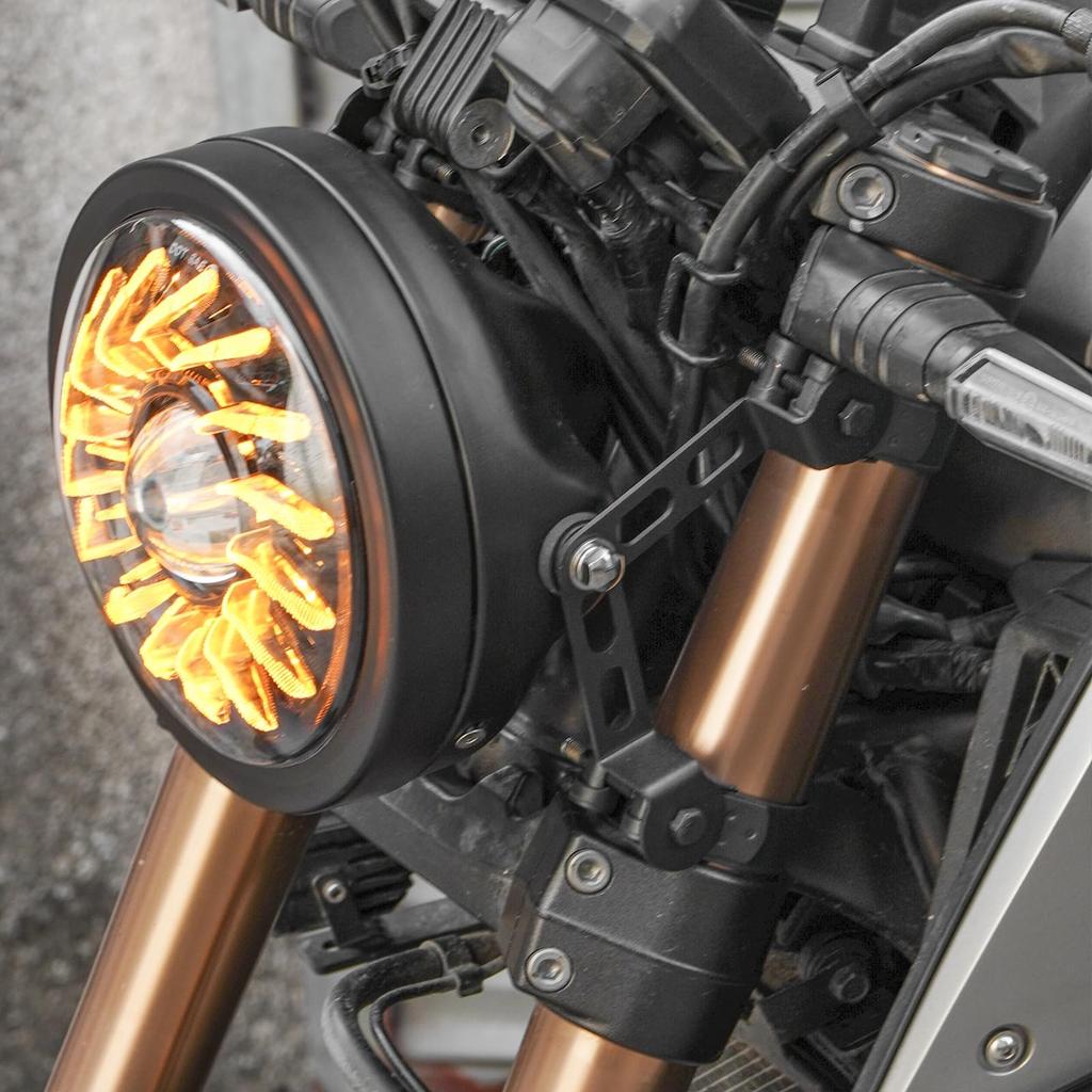 Motorcycle Headlight Stay, Diameter 1.9 - 2.0 inches (48 - 51 mm), Adjustable Stainless