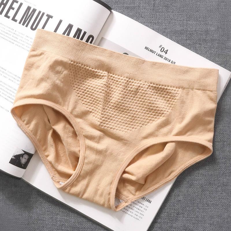 4 шт./компл., 3D сотовые трусики для подтяжки живота, подтягивающие ягодицы, женские бесшовные хлопковые трусы с промежностью, одноцветные трусы со средней талией