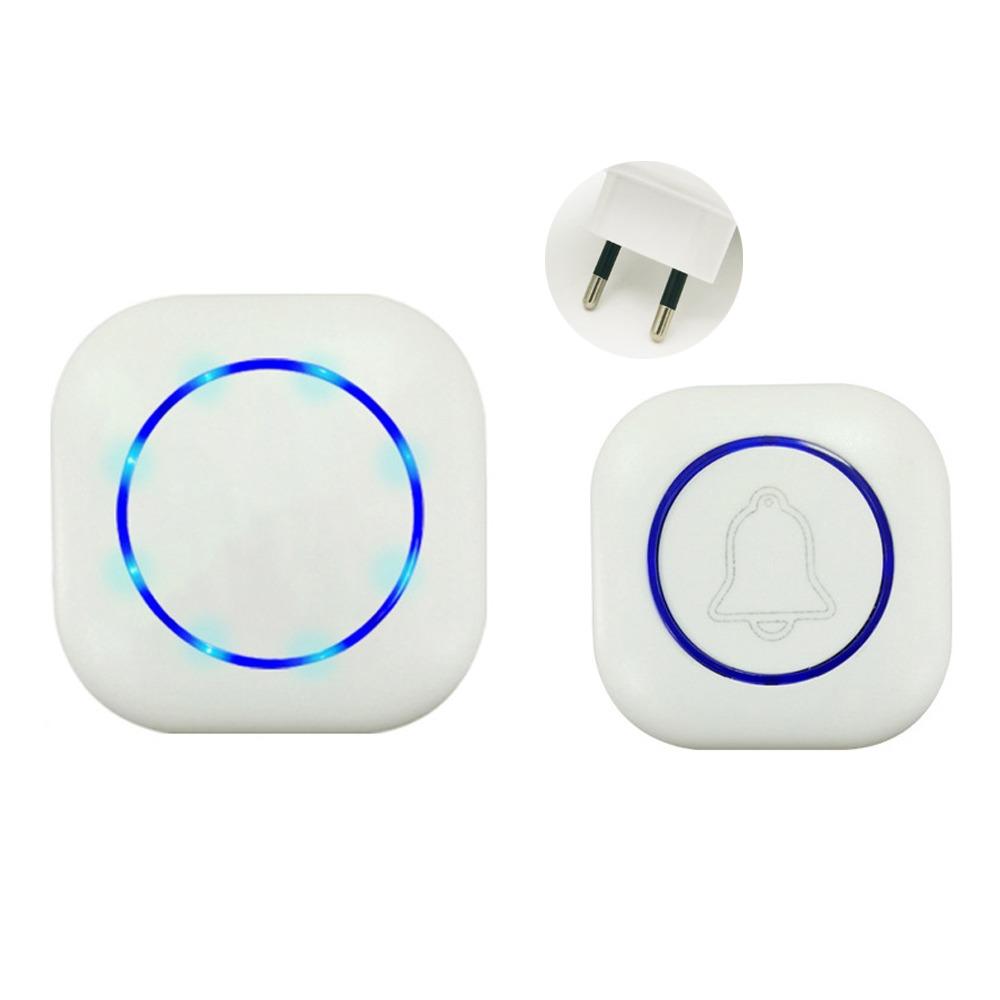 Водонепроницаемый умный дверной звонок 4 уровня громкости Электронный дверной звонок Беспроводной дверной звонок Безопасность