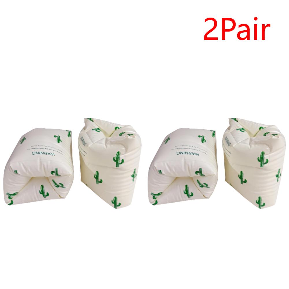 Swimming Arm Circle Double Air Bag Inflatable Floating Arm Circle Sleeves PVC Printed Adult Kids Swimming Equipment