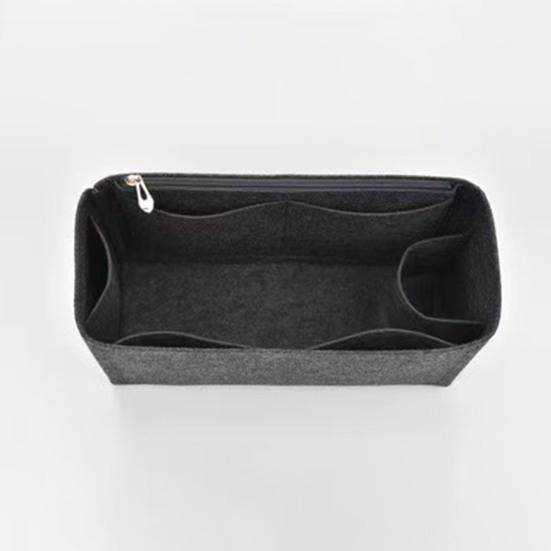 Tote Bag Insert Organizer Felt Insert with Multiple Pockets Makeup Phones Keys Organizer Protector for Tote Bag Interior Use