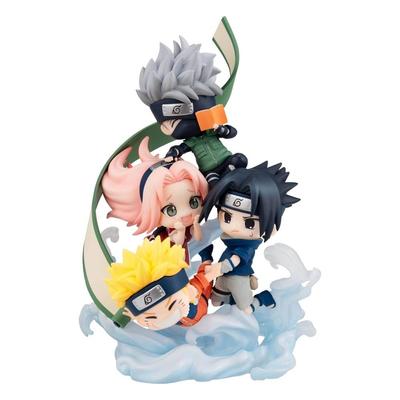 FigUnity NARUTO Shippuden Команда 7 Примерно 130 мм ПВХ Фигурка Собранная! Предварительно окрашенный