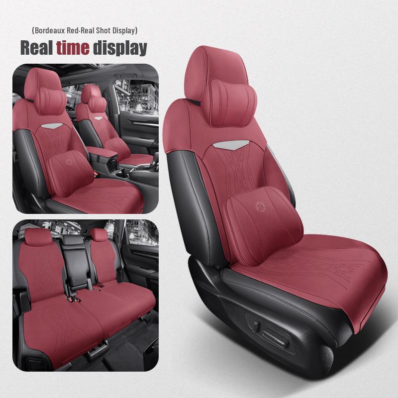 Универсальный замшевый чехол на сиденье для Dongfeng Honda CR-V - Полузакрытый, Четыре сезона, 2023