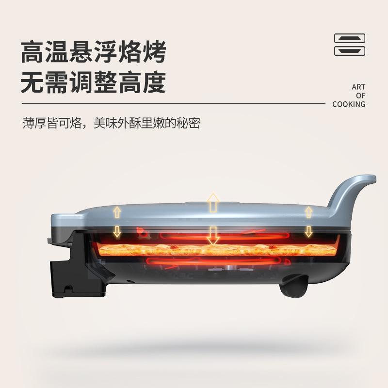 Liren electric pancake maker for household use, enlarged and deepened double-sided heating, household electric pancake holder for baking