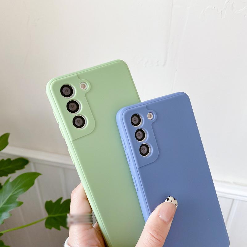 Candy Color Shockproof Case For Samsung S25 Ultra S24 FE S23 Plus S22 S21 A16 A56 A36 A06 A55 A05 A15 A35 A54 5G Soft Rubber Back Cover