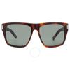 Saint Laurent Green Square Ladies Sunglasses Sl 424 003 56