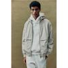 H M Nylon Windproof Jacket Loose Fit ligHt Beige