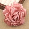 Burn Edge Rose Fabric Flower: 8.5cm Handmade Accessory for DIY Clothing and Jewelry