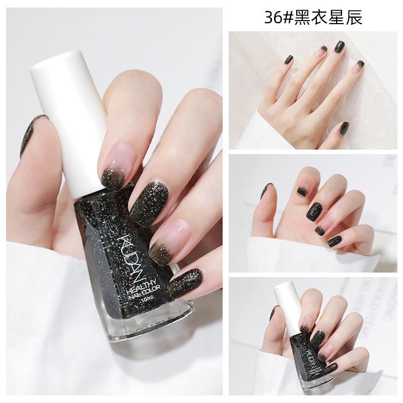 Лак для ногтей Новый отрывной лак для ногтей без выпечки на водной основе без запаха глянцевый прозрачный лак для ногтей весна и лето