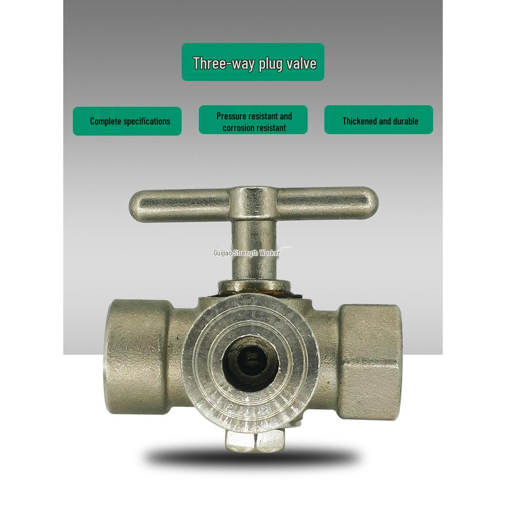 304 Stainless Steel High-Temp Plug Valve with Air Tank Pressure Gauge M20*1.5 for Steam Boiler