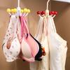 Multifunctional Home Clothes Hanger Portable Dopamine 360°Rotating Hook Space Saving With 6 Balls Scarf Tie Display Rack