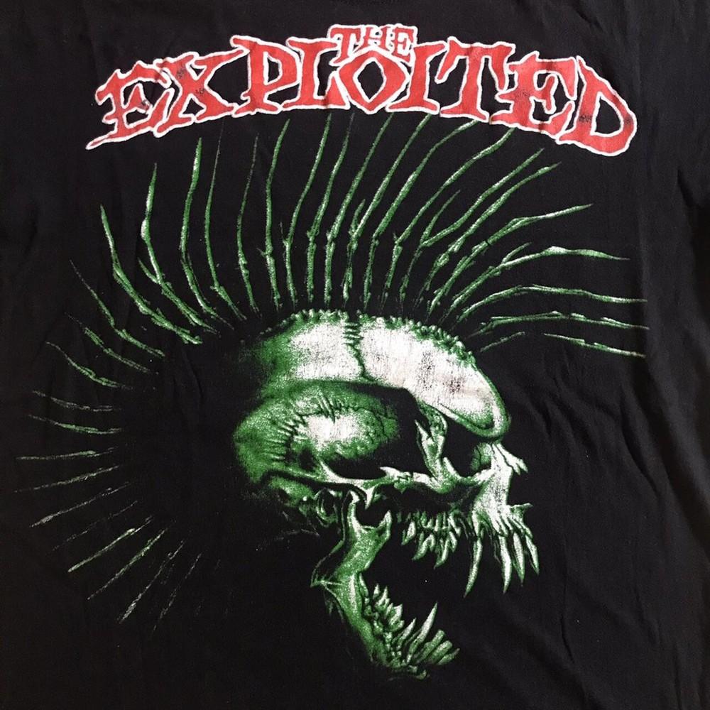 The Exploited one Side Black Men All size Shirt Unisex T-Shirt