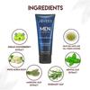 Jovees Herbal Men's Essential 4 in 1 Moisturizing Face Wash with Vitamin C and E 100g for Clean Clear Skin
