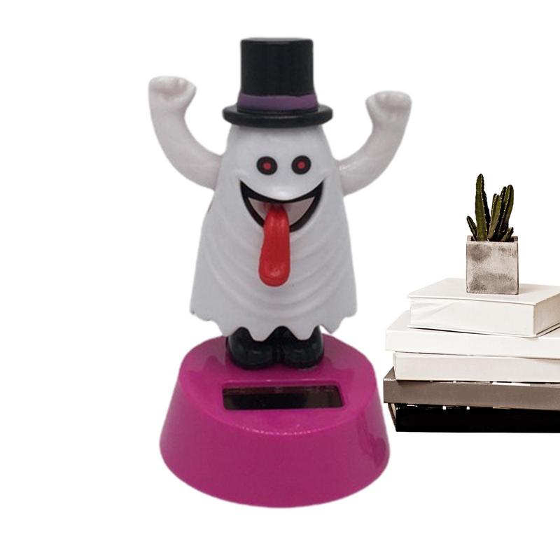 Cool Car Dashboard Decoration Pendants Halloween Solar Innovative Swing Doll Ornament Creative Styling Auto Interior Accessory