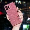 Чехол-бампер с металлическим каркасом и стразами для iPhone 12 11 Pro Max 12 Mini Case 6S 7 8 Plus X Xr Xs SE 2020 Чехол Защитная задняя крышка с блестками и бриллиантами