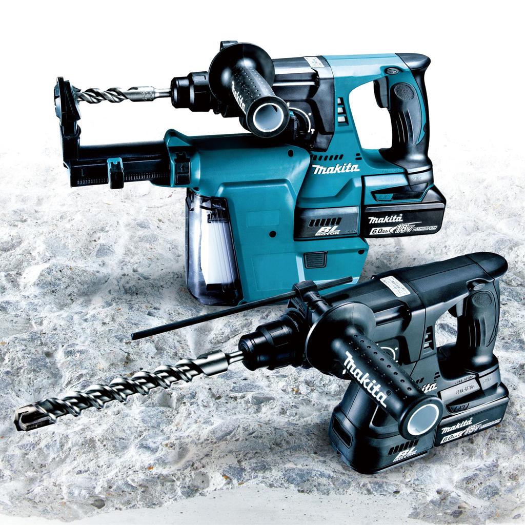 Аккумуляторная ударная дрель Makita 24 мм 18 В продается в комплекте с аккумулятором HR244DZKV/зарядным устройством отдельно/кейсом