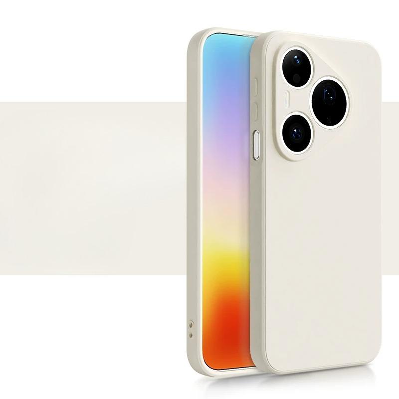 Liquid Silicone Matte TPU Phone Case For Pura 90 Pro Max Candy Color Camera Lens Protection Cover For Huawei Pura 90 Pro Max