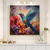 5d DIY Diamond Painting Cross Stitch Full Round Drill Colorful Hummingbird Flowers Diamond Embroidery Mosaic Home Decor Arts
