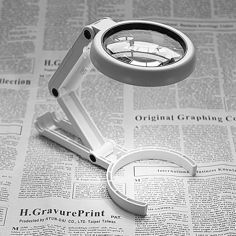 Magnifying Glass 8X Led Stand Usb Powered/Batteries 11X Lamp