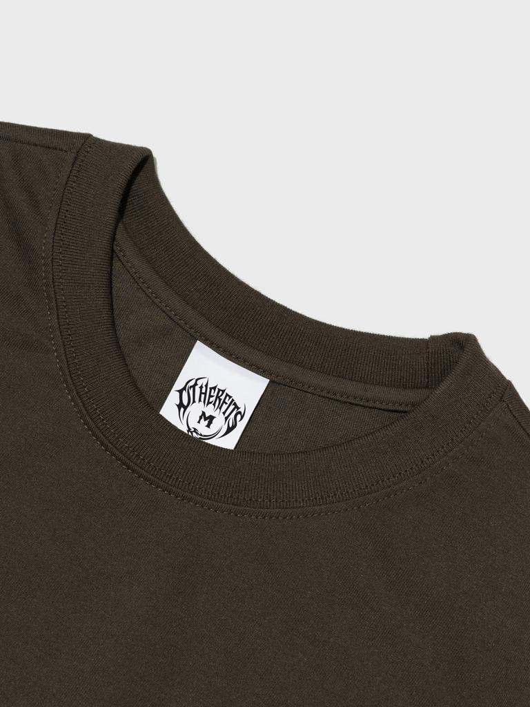 OTHERFITS Базовая футболка с коротким рукавом и логотипом (хаки)