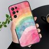 Phone Case For Samsung A55 A16 A56 A36 A35 A15 A53 A54 A33 A34 A25 A05S A52 A52S A14 A26 A71 Rainbow clouds