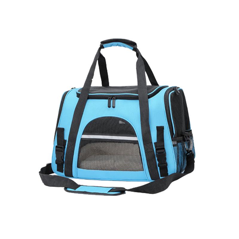 Foldable Breathable Pet Carrier: Large Capacity, Portable Bag for Small Cats - Ideal for Outdoor and Car Travel