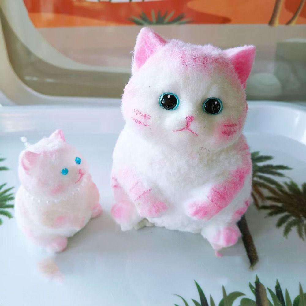 Мультяшная имитация кошки Игрушки-сквиши Медленно восстанавливающаяся кошка Игрушка-непоседа Сенсорные игрушки