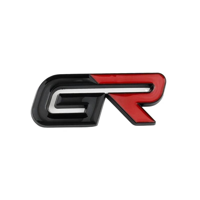 Car Sticker Trunk Emblem Decal GR Sport Logo for Toyota CHR Yaris Rav4 Hiace Levin Hilux Corolla Supra Camry Auris Prado Prius