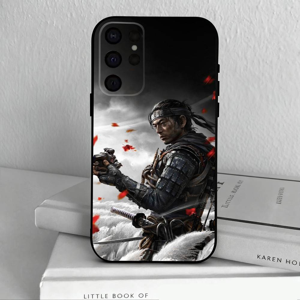 Чехол для телефона G-Ghost Of Y-Yotei Для Samsung S25,S24,S21,S22,S23,S30,Ultra,S20,Plus,Другие Мягкий Черный Чехол