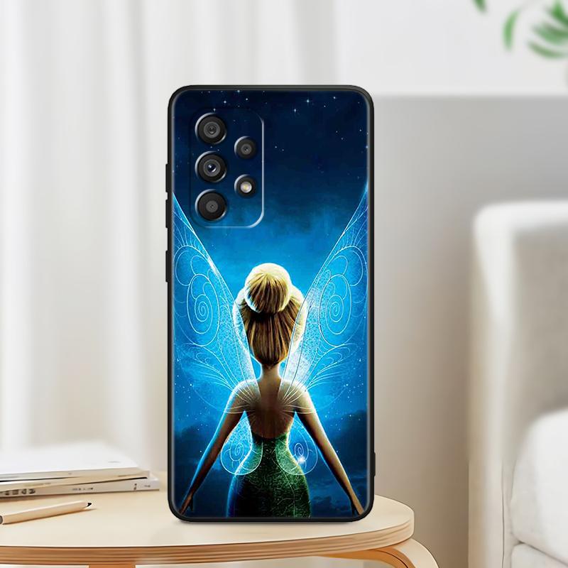 Анимация Питер Пэн Вырез Для Samsung Note 20 10 Ultra Plus A31 A14 A12 A70 A34 A25 A04 A05 A15 A24 5G Черный ТПУ Чехол для телефона