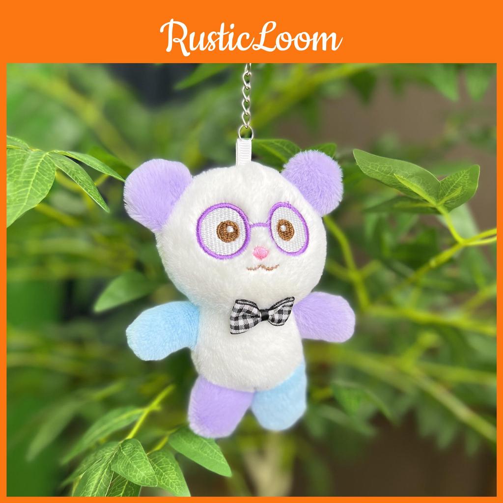 Plush Colorful Whimsical Bear Doll Keychain In Various Colors For Kids Adults And
