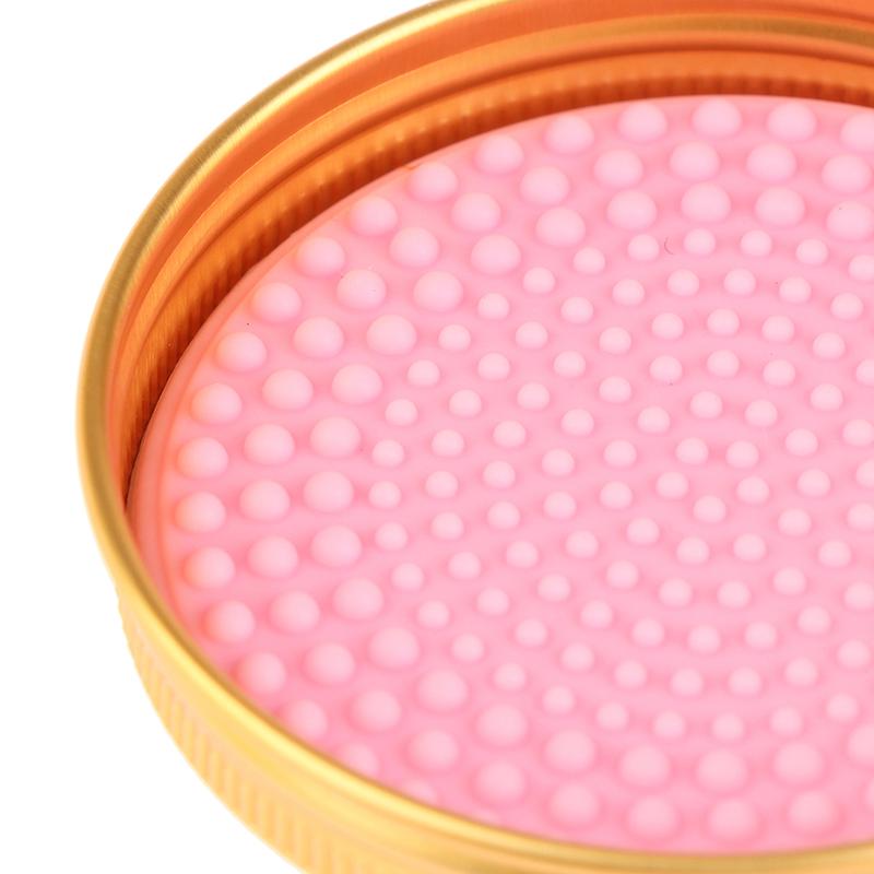 Силиконовая кисть для макияжа 2 в 1, мыльница для мытья, скруббер, чаша для чистки доски