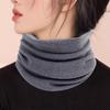 Women Winter Warm Velvet Scarf Solid Color Neck Warmer Collars Scarves Female Lady Casual Outdoor Windproof Snood Neckerchief