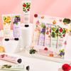 5pcs/set Fruit Fragrance Hand Cream Hydrating Moisturizing Anti Cracking Long-lasting Fragrance Retaining Hand Care Hand Mask Cream