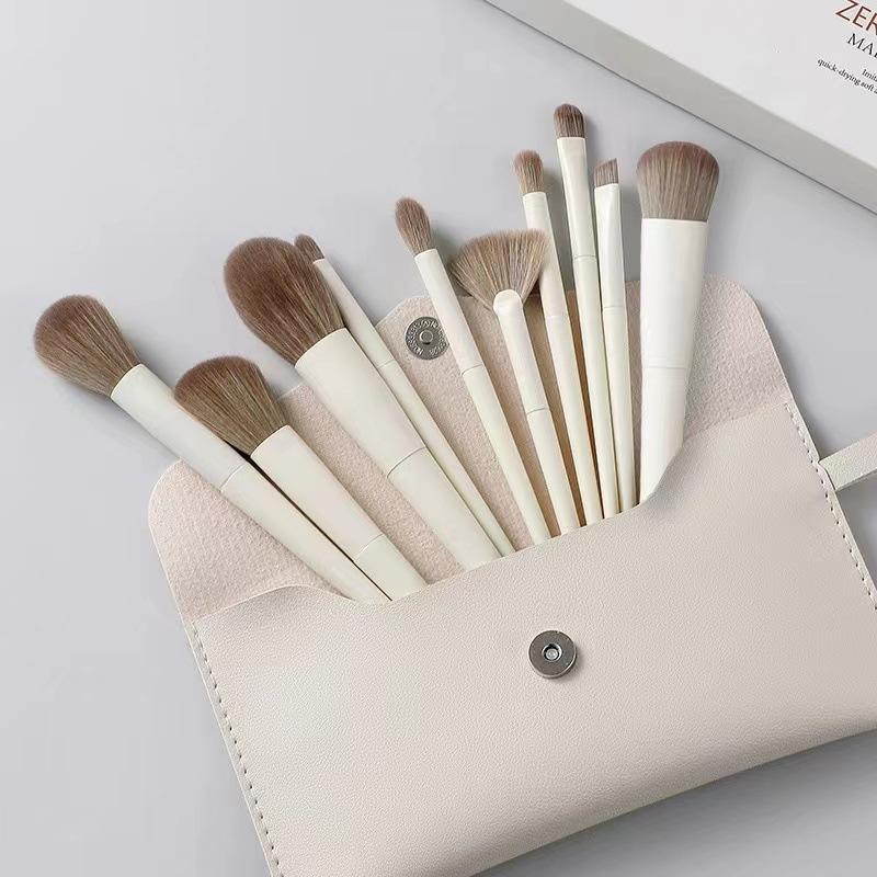 10PCS Makeup Brush, Easy To SetFoundation Blush Eyeshadow Brush Eyebrow Brush Contour Lip Face Makeup Brush Beauty Tools