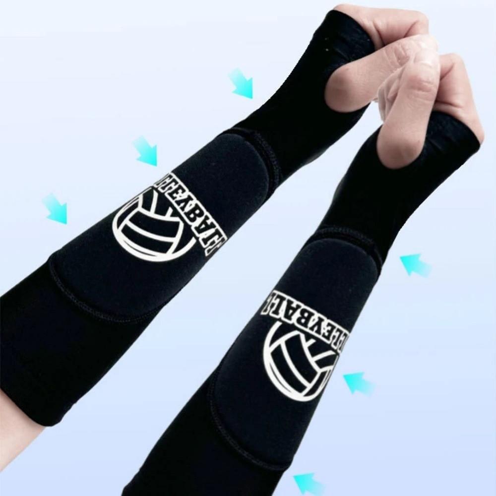 1Pair Breathable Volleyball Arm Sleeves Compression Forearm Sleeves Sports Arm Guard Training