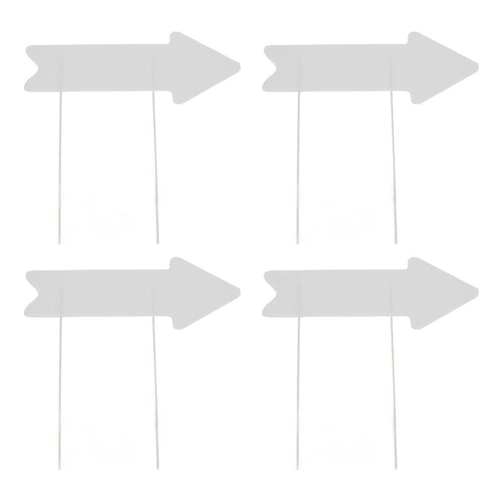 Пустые знаки-стрелки со стойками Двусторонние водонепроницаемые указатели направления для свадебного торжества
