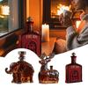 Elephant Little Dog Whiskey Bottle Animal Shape Design Transparent Glass Wine Bottle Beauty Enhancing Glass Decanter