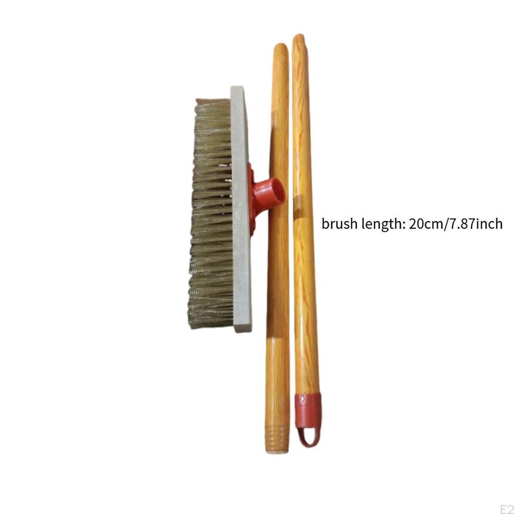 Щетка для мытья пола Скребок Уличная метла Металлическая щетка для гаража Грубая поверхность Сад