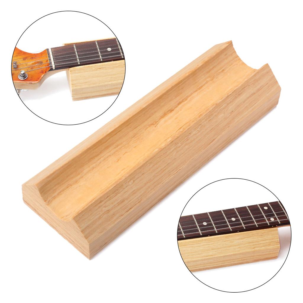 Electric Acoustic Guitar Bass Caul Long Neck Rest Support Fretwork Luthier Cork Setup Soft Fit For Guitar Mandolin Bass