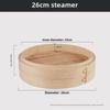 "Handmade Bamboo Steamer for Home & Commercial Use - Ideal for Steamed Buns"