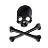 Metal 3D Skull Head Bone Motorcycle Car Tank Emblem Badge Decal Sticker Decor