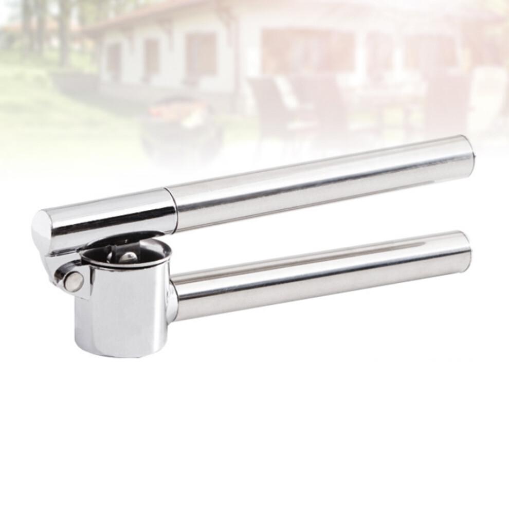 Stainless Steel Garlic Press Squeezer Masher Juicer Kitchen Tool
