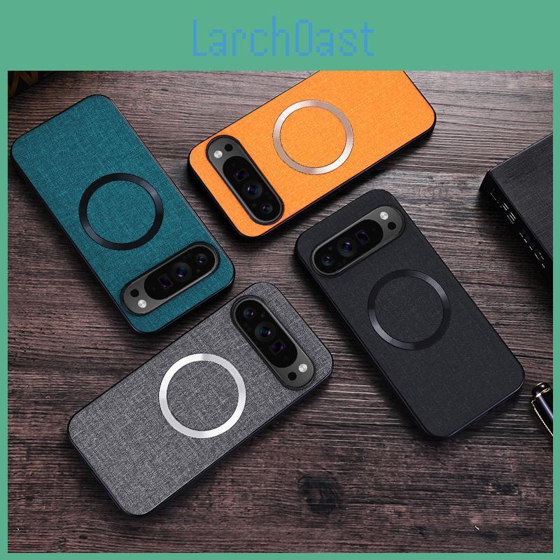 Magnetic Case Simple Nylon Cloth For Google Pixel 9 Pro Xl 8a 7 Pro Tpu Hybrid For Magsafe Shockproof Slim Phone Cover