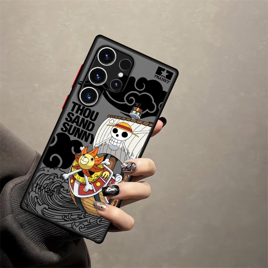 Чехол с логотипом аниме One Piece для Samsung Galaxy S25 Ultra Note 20 Ultra 10+ S21 S23 FE S24 Plus S26 S20 FE S22 Funda Задняя панель телефона