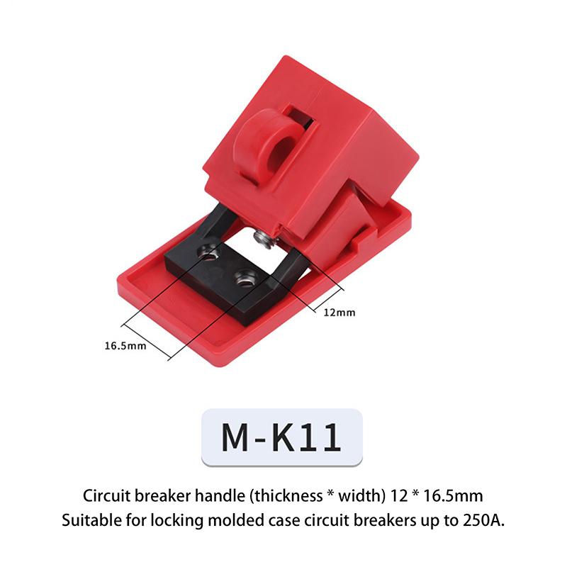 Clamp-On Moulded Case Circuit Breaker Lockout Device Isolation Appliance Electrical Power Blocked Loto Safety Tagout Lockout