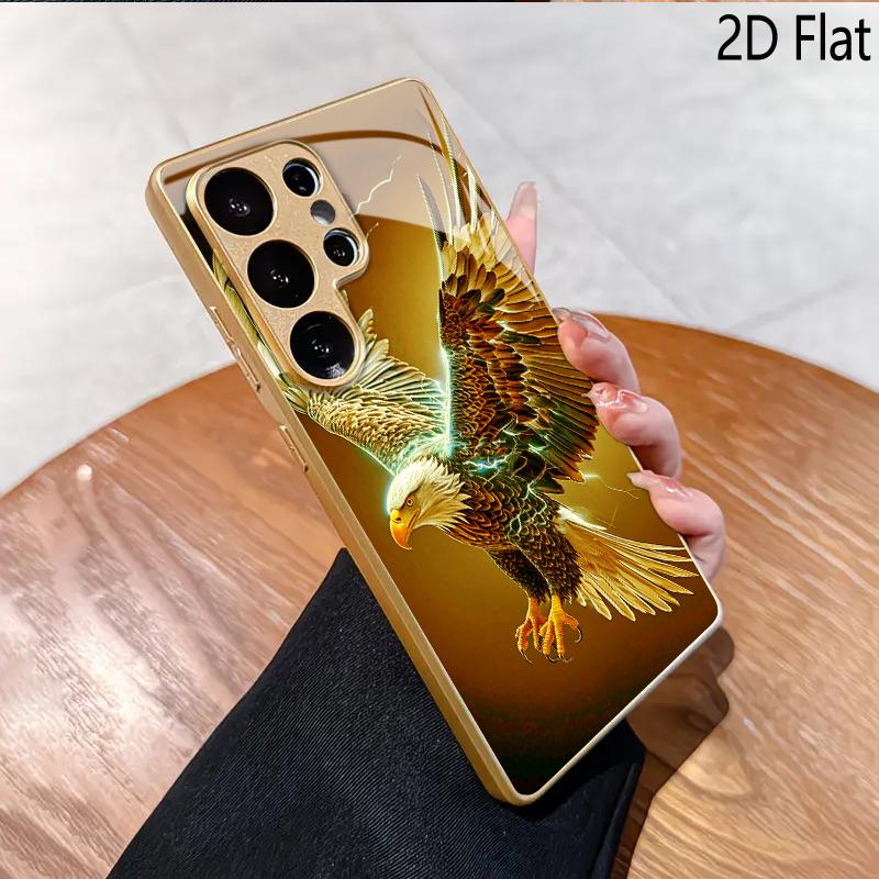 Узор «Парящий орел» для Samsung Galaxy S24Ultra S23 S22 S25 S21 S20UltraA55A15A16 Чехол для телефона Узор Ударопрочный Защитная задняя крышка