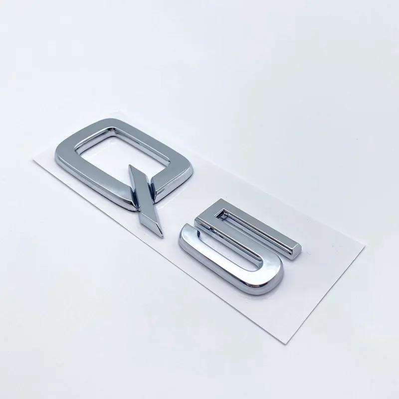 3D Хромированная Глянцевая Черная ABS TDI TFSI Наклейка-Эмблема на Заднюю Часть Автомобиля для Audi A1 A3 A4 A5 A6 A6L A7 A8 S3 S6 Q3 Q5 Q7 TT S RS