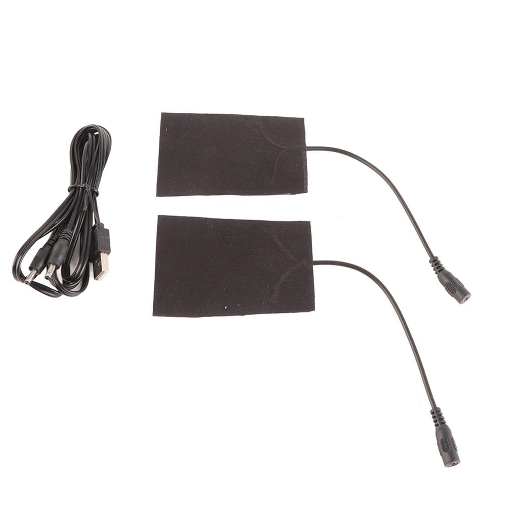 Портативная грелка из углеродного волокна 5 В, грелка для рук, электрический USB-коврик для жара