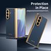 Премиальный чехол из искусственной ПУ кожи для мобильного телефона Samsung Galaxy Z Fold 7 6 5 4 с полной защитой, Стекло для экрана